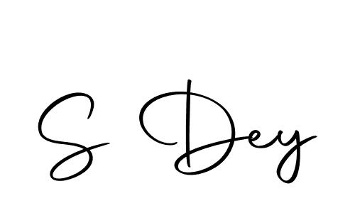 Make a beautiful signature design for name S Dey. With this signature (Autography-DOLnW) style, you can create a handwritten signature for free. S Dey signature style 10 images and pictures png