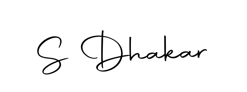The best way (Autography-DOLnW) to make a short signature is to pick only two or three words in your name. The name S Dhakar include a total of six letters. For converting this name. S Dhakar signature style 10 images and pictures png