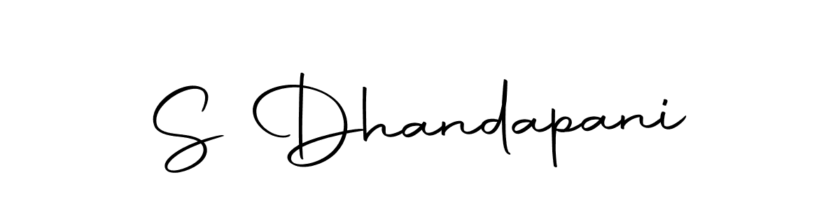 Use a signature maker to create a handwritten signature online. With this signature software, you can design (Autography-DOLnW) your own signature for name S Dhandapani. S Dhandapani signature style 10 images and pictures png