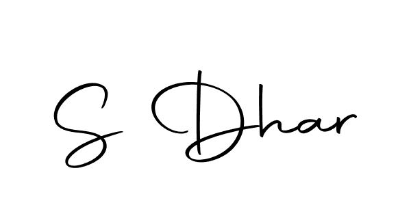 You can use this online signature creator to create a handwritten signature for the name S Dhar. This is the best online autograph maker. S Dhar signature style 10 images and pictures png