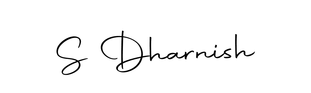 This is the best signature style for the S Dharnish name. Also you like these signature font (Autography-DOLnW). Mix name signature. S Dharnish signature style 10 images and pictures png