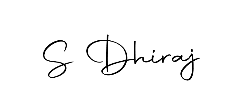 S Dhiraj stylish signature style. Best Handwritten Sign (Autography-DOLnW) for my name. Handwritten Signature Collection Ideas for my name S Dhiraj. S Dhiraj signature style 10 images and pictures png