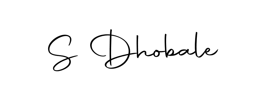 Design your own signature with our free online signature maker. With this signature software, you can create a handwritten (Autography-DOLnW) signature for name S Dhobale. S Dhobale signature style 10 images and pictures png