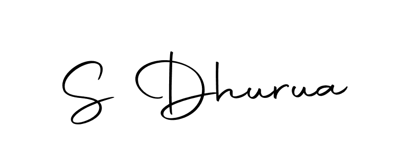 S Dhurua stylish signature style. Best Handwritten Sign (Autography-DOLnW) for my name. Handwritten Signature Collection Ideas for my name S Dhurua. S Dhurua signature style 10 images and pictures png