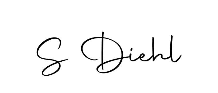 S Diehl stylish signature style. Best Handwritten Sign (Autography-DOLnW) for my name. Handwritten Signature Collection Ideas for my name S Diehl. S Diehl signature style 10 images and pictures png