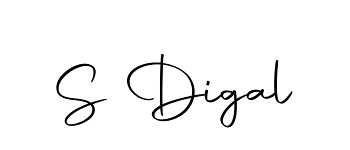 You should practise on your own different ways (Autography-DOLnW) to write your name (S Digal) in signature. don't let someone else do it for you. S Digal signature style 10 images and pictures png