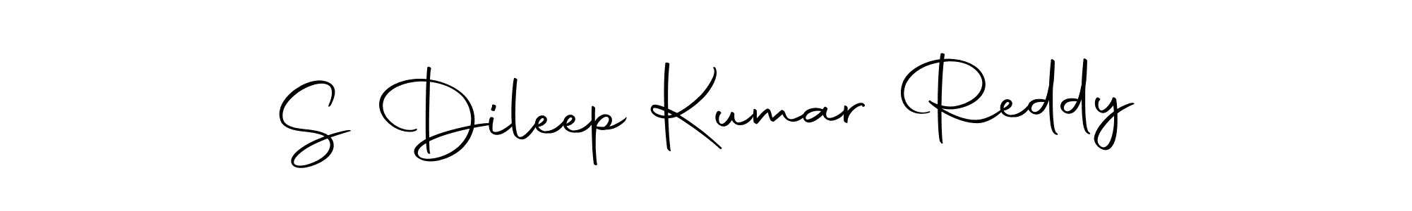 Use a signature maker to create a handwritten signature online. With this signature software, you can design (Autography-DOLnW) your own signature for name S Dileep Kumar Reddy. S Dileep Kumar Reddy signature style 10 images and pictures png
