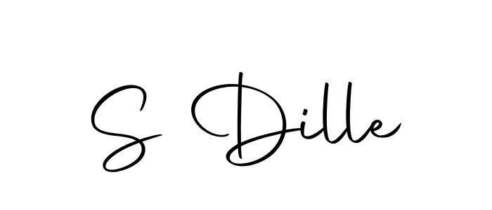 if you are searching for the best signature style for your name S Dille. so please give up your signature search. here we have designed multiple signature styles  using Autography-DOLnW. S Dille signature style 10 images and pictures png
