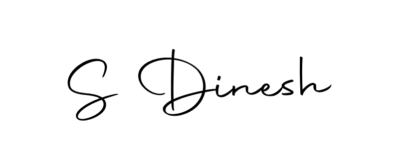 How to make S Dinesh signature? Autography-DOLnW is a professional autograph style. Create handwritten signature for S Dinesh name. S Dinesh signature style 10 images and pictures png