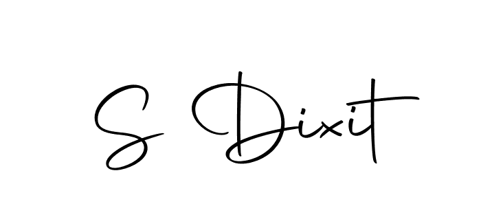 Make a beautiful signature design for name S Dixit. With this signature (Autography-DOLnW) style, you can create a handwritten signature for free. S Dixit signature style 10 images and pictures png