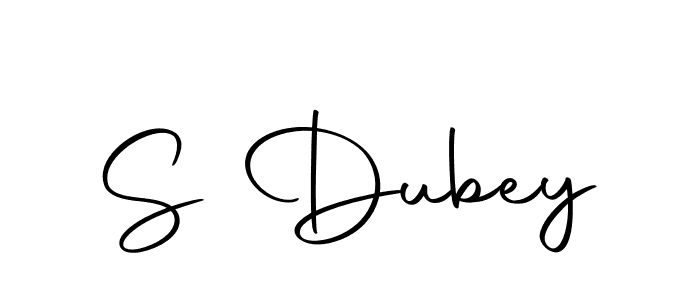 Make a beautiful signature design for name S Dubey. With this signature (Autography-DOLnW) style, you can create a handwritten signature for free. S Dubey signature style 10 images and pictures png