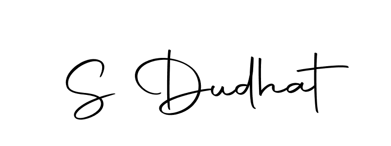 This is the best signature style for the S Dudhat name. Also you like these signature font (Autography-DOLnW). Mix name signature. S Dudhat signature style 10 images and pictures png