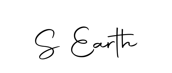 How to make S Earth name signature. Use Autography-DOLnW style for creating short signs online. This is the latest handwritten sign. S Earth signature style 10 images and pictures png