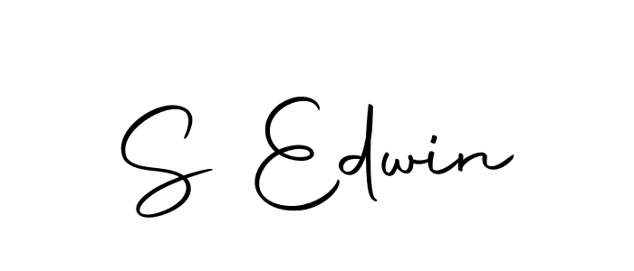 This is the best signature style for the S Edwin name. Also you like these signature font (Autography-DOLnW). Mix name signature. S Edwin signature style 10 images and pictures png