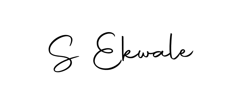 Once you've used our free online signature maker to create your best signature Autography-DOLnW style, it's time to enjoy all of the benefits that S Ekwale name signing documents. S Ekwale signature style 10 images and pictures png