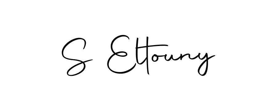 Also You can easily find your signature by using the search form. We will create S Eltouny name handwritten signature images for you free of cost using Autography-DOLnW sign style. S Eltouny signature style 10 images and pictures png