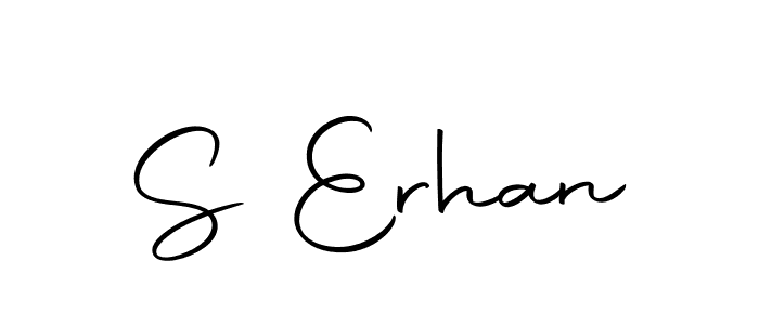 Make a beautiful signature design for name S Erhan. Use this online signature maker to create a handwritten signature for free. S Erhan signature style 10 images and pictures png