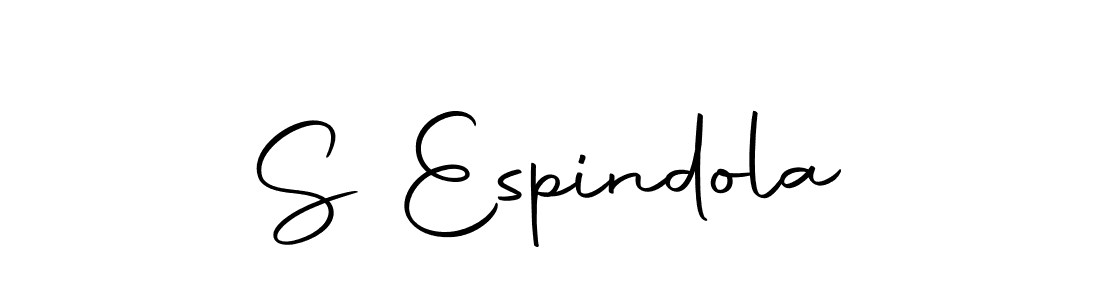 The best way (Autography-DOLnW) to make a short signature is to pick only two or three words in your name. The name S Espindola include a total of six letters. For converting this name. S Espindola signature style 10 images and pictures png