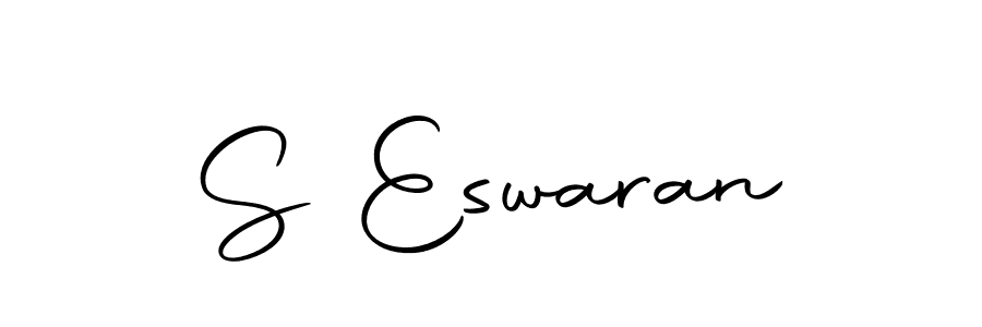 Make a beautiful signature design for name S Eswaran. Use this online signature maker to create a handwritten signature for free. S Eswaran signature style 10 images and pictures png