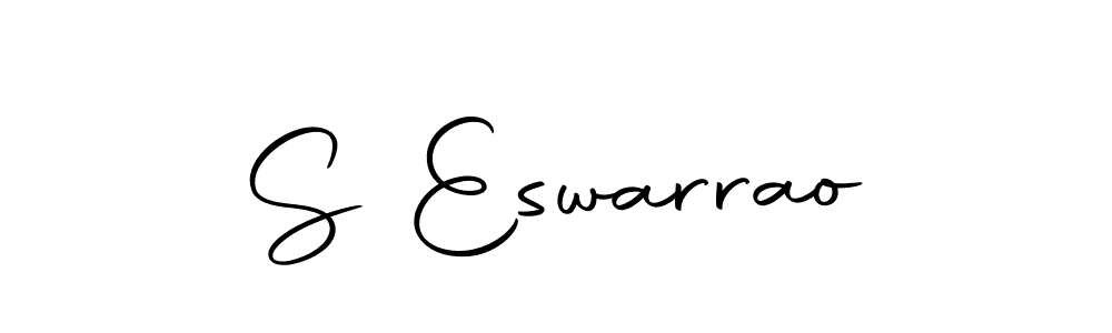 Make a beautiful signature design for name S Eswarrao. With this signature (Autography-DOLnW) style, you can create a handwritten signature for free. S Eswarrao signature style 10 images and pictures png