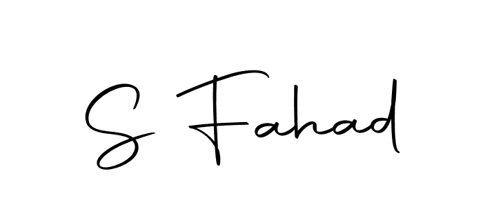 if you are searching for the best signature style for your name S Fahad. so please give up your signature search. here we have designed multiple signature styles  using Autography-DOLnW. S Fahad signature style 10 images and pictures png