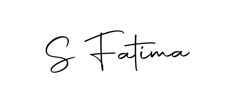 How to make S Fatima name signature. Use Autography-DOLnW style for creating short signs online. This is the latest handwritten sign. S Fatima signature style 10 images and pictures png