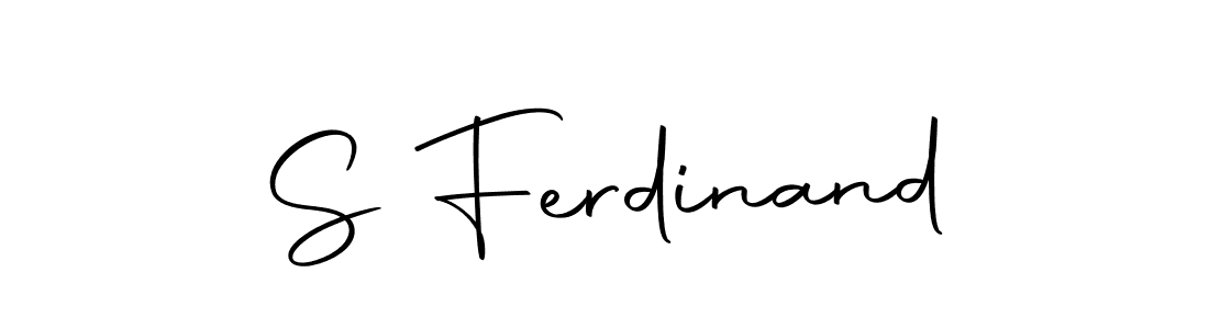 Create a beautiful signature design for name S Ferdinand. With this signature (Autography-DOLnW) fonts, you can make a handwritten signature for free. S Ferdinand signature style 10 images and pictures png