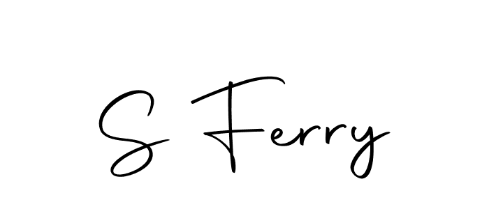 if you are searching for the best signature style for your name S Ferry. so please give up your signature search. here we have designed multiple signature styles  using Autography-DOLnW. S Ferry signature style 10 images and pictures png