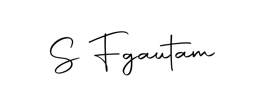 This is the best signature style for the S Fgautam name. Also you like these signature font (Autography-DOLnW). Mix name signature. S Fgautam signature style 10 images and pictures png