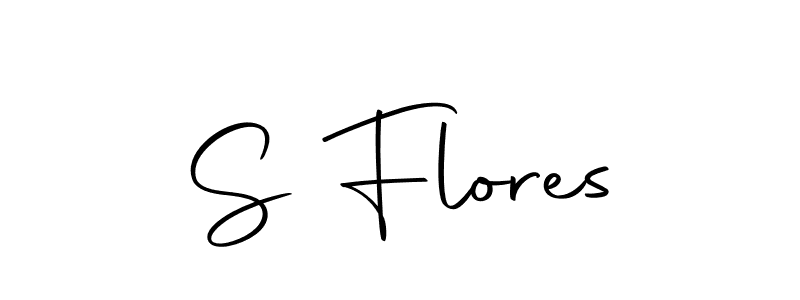 Similarly Autography-DOLnW is the best handwritten signature design. Signature creator online .You can use it as an online autograph creator for name S Flores. S Flores signature style 10 images and pictures png