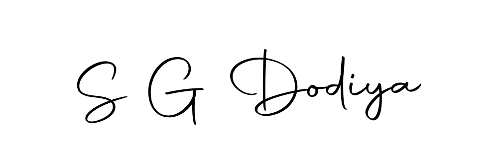 if you are searching for the best signature style for your name S G Dodiya. so please give up your signature search. here we have designed multiple signature styles  using Autography-DOLnW. S G Dodiya signature style 10 images and pictures png