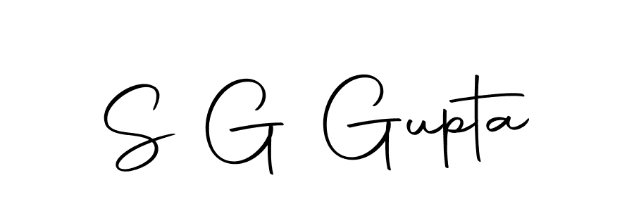 How to make S G Gupta signature? Autography-DOLnW is a professional autograph style. Create handwritten signature for S G Gupta name. S G Gupta signature style 10 images and pictures png