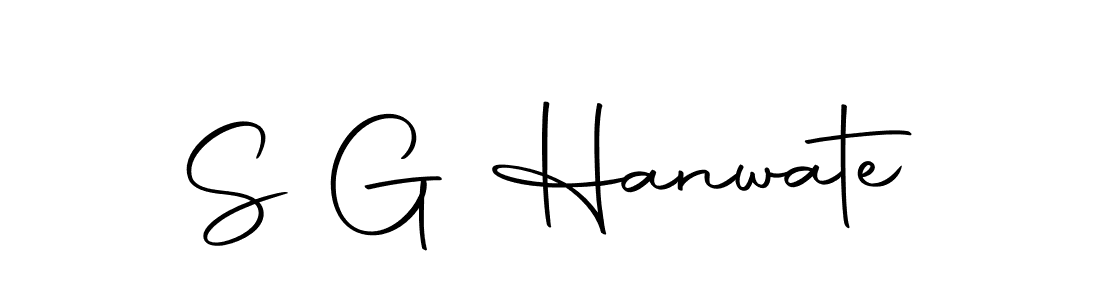 Use a signature maker to create a handwritten signature online. With this signature software, you can design (Autography-DOLnW) your own signature for name S G Hanwate. S G Hanwate signature style 10 images and pictures png