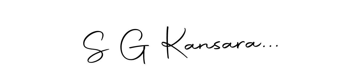 How to Draw S G Kansara... signature style? Autography-DOLnW is a latest design signature styles for name S G Kansara.... S G Kansara... signature style 10 images and pictures png