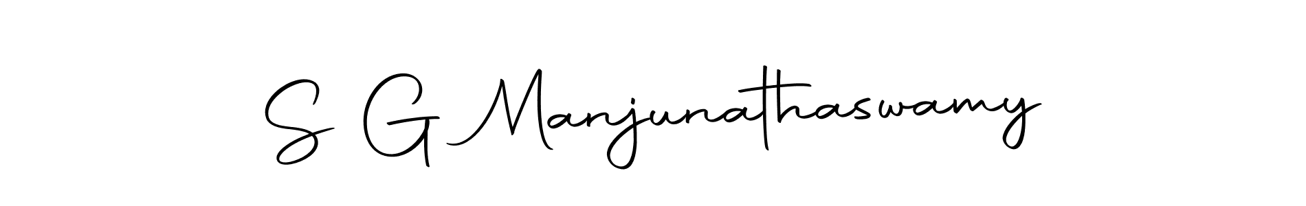 Use a signature maker to create a handwritten signature online. With this signature software, you can design (Autography-DOLnW) your own signature for name S G Manjunathaswamy. S G Manjunathaswamy signature style 10 images and pictures png