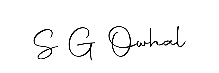 You can use this online signature creator to create a handwritten signature for the name S G Owhal. This is the best online autograph maker. S G Owhal signature style 10 images and pictures png