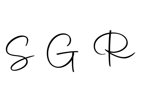 The best way (Autography-DOLnW) to make a short signature is to pick only two or three words in your name. The name S G R include a total of six letters. For converting this name. S G R signature style 10 images and pictures png