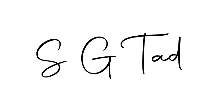 The best way (Autography-DOLnW) to make a short signature is to pick only two or three words in your name. The name S G Tad include a total of six letters. For converting this name. S G Tad signature style 10 images and pictures png