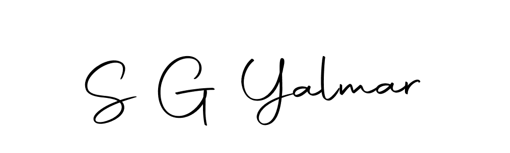 Make a beautiful signature design for name S G Yalmar. With this signature (Autography-DOLnW) style, you can create a handwritten signature for free. S G Yalmar signature style 10 images and pictures png