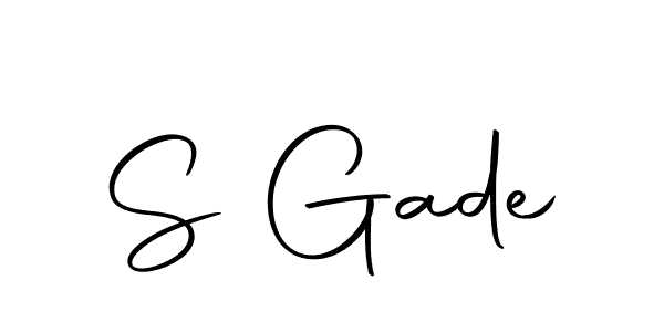 Make a beautiful signature design for name S Gade. Use this online signature maker to create a handwritten signature for free. S Gade signature style 10 images and pictures png
