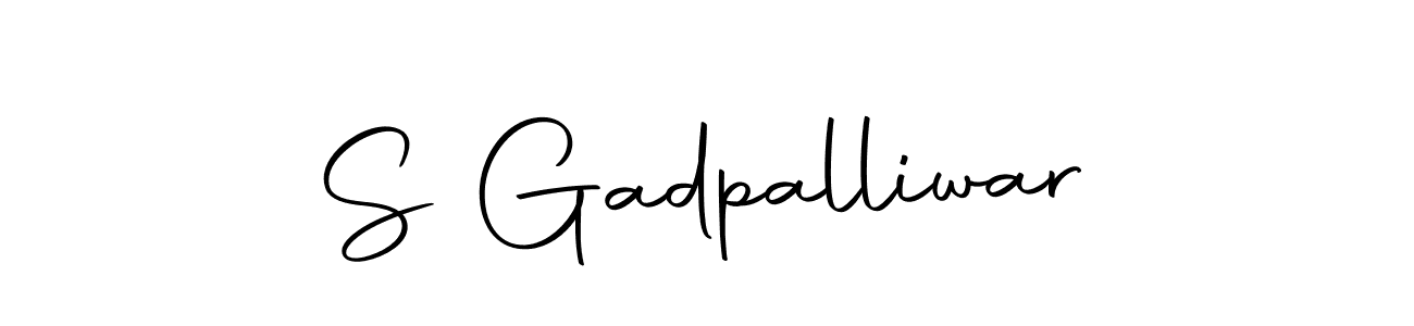 This is the best signature style for the S Gadpalliwar name. Also you like these signature font (Autography-DOLnW). Mix name signature. S Gadpalliwar signature style 10 images and pictures png