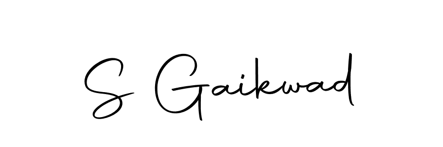The best way (Autography-DOLnW) to make a short signature is to pick only two or three words in your name. The name S Gaikwad include a total of six letters. For converting this name. S Gaikwad signature style 10 images and pictures png