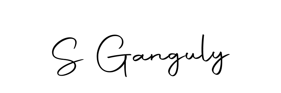 Create a beautiful signature design for name S Ganguly. With this signature (Autography-DOLnW) fonts, you can make a handwritten signature for free. S Ganguly signature style 10 images and pictures png