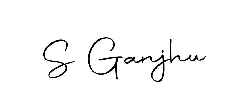 if you are searching for the best signature style for your name S Ganjhu. so please give up your signature search. here we have designed multiple signature styles  using Autography-DOLnW. S Ganjhu signature style 10 images and pictures png