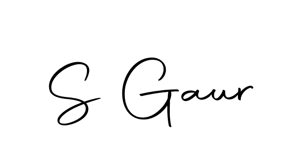 Use a signature maker to create a handwritten signature online. With this signature software, you can design (Autography-DOLnW) your own signature for name S Gaur. S Gaur signature style 10 images and pictures png