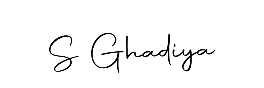 Once you've used our free online signature maker to create your best signature Autography-DOLnW style, it's time to enjoy all of the benefits that S Ghadiya name signing documents. S Ghadiya signature style 10 images and pictures png