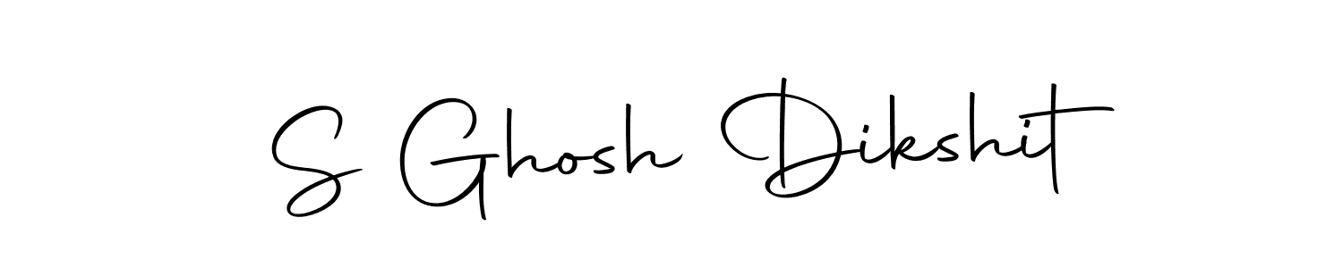 Use a signature maker to create a handwritten signature online. With this signature software, you can design (Autography-DOLnW) your own signature for name S Ghosh Dikshit. S Ghosh Dikshit signature style 10 images and pictures png