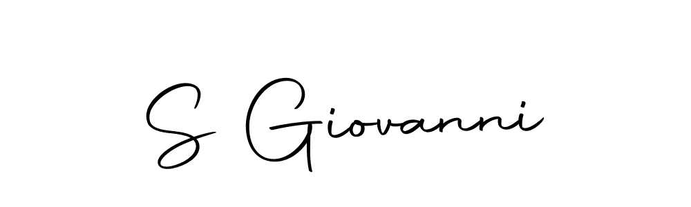 Make a beautiful signature design for name S Giovanni. Use this online signature maker to create a handwritten signature for free. S Giovanni signature style 10 images and pictures png