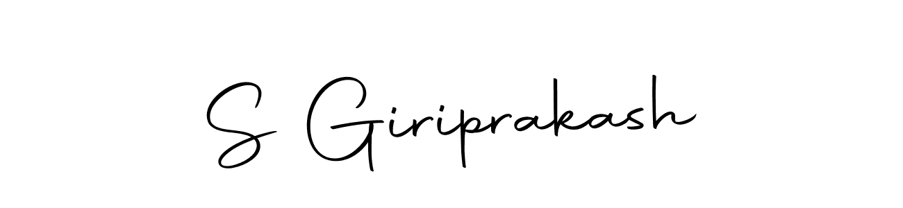 S Giriprakash stylish signature style. Best Handwritten Sign (Autography-DOLnW) for my name. Handwritten Signature Collection Ideas for my name S Giriprakash. S Giriprakash signature style 10 images and pictures png