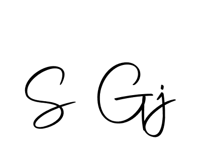 Use a signature maker to create a handwritten signature online. With this signature software, you can design (Autography-DOLnW) your own signature for name S Gj. S Gj signature style 10 images and pictures png